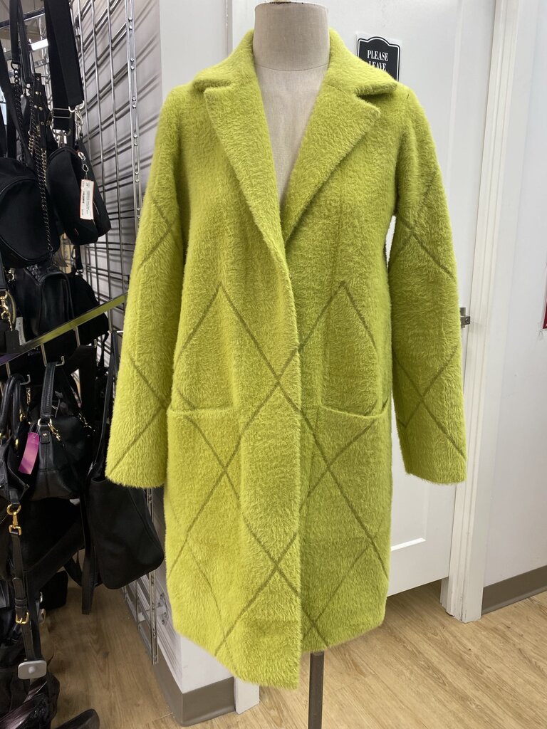 Joseph Ribkoff fuzzy sweater coat XS