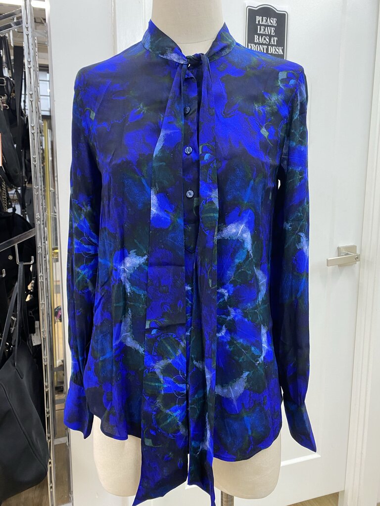 Desigual tie neck top M