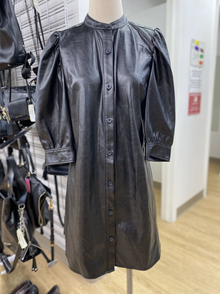 Gap pleather dress M