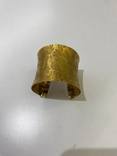 Load image into Gallery viewer, Tocara Wide gold cuff bracelet
