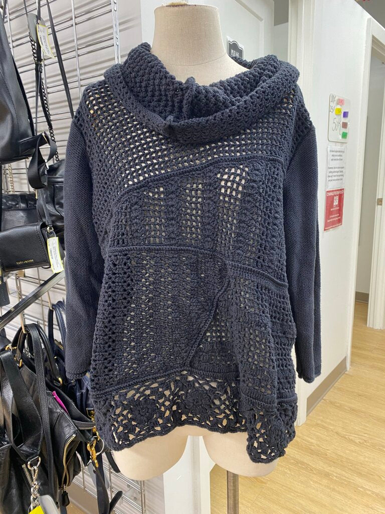 Pure multi knit cotton sweater L/XL