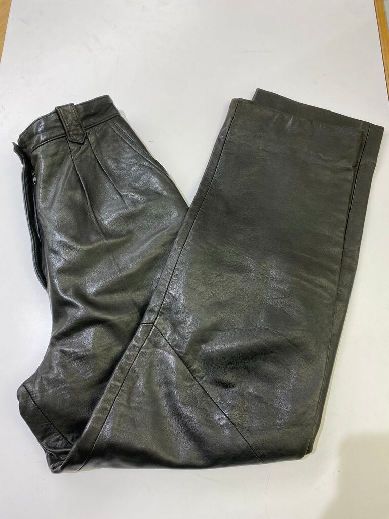 Maryse Raye vintage leather pants XS