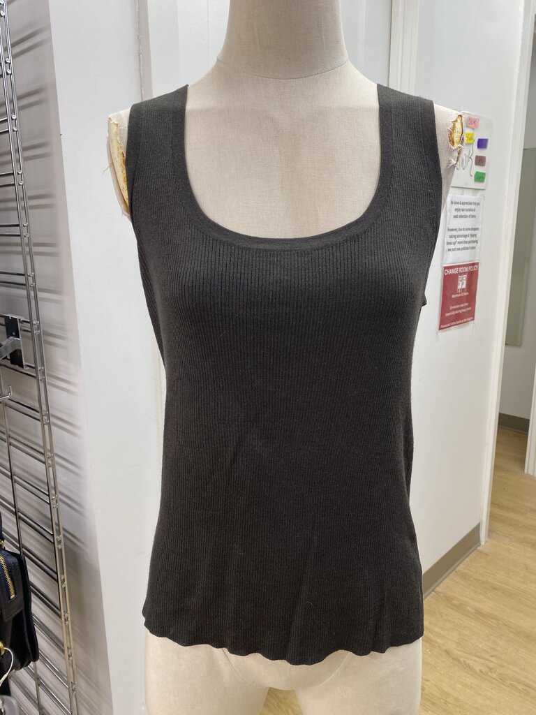 SoCal St John merino wool/silk/cashmere ribbed cami L