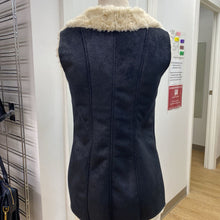 Load image into Gallery viewer, Zara faux shearling/suede vest NWT S
