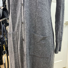 Load image into Gallery viewer, Brooks Brothers wool/blend long cardi M
