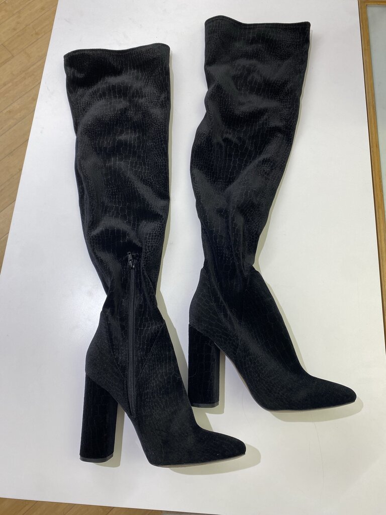 Aldo OTK velour boots 8.5