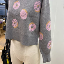 Load image into Gallery viewer, If It Were Me donut sweater NWT XS
