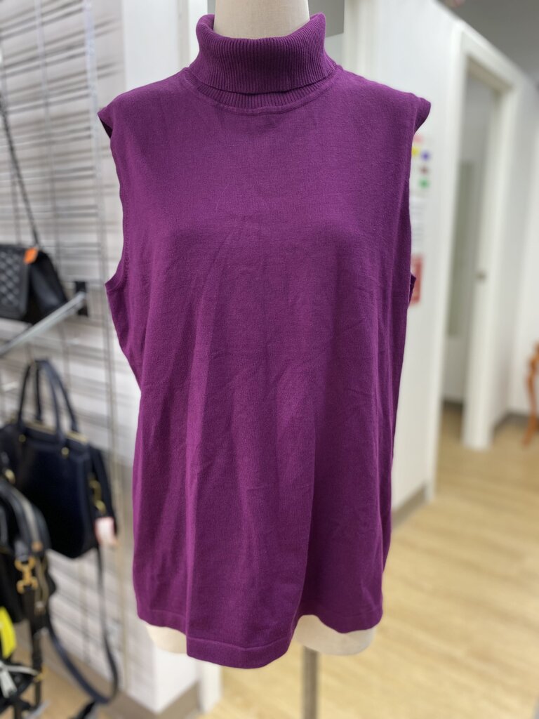 Orly sleeveless knit top NWT XXL