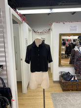 Load image into Gallery viewer, Twik/Simons cropped sheer top XSTwik/Simons cropped sheer top XS
