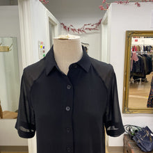 Load image into Gallery viewer, Twik/Simons cropped sheer top XSTwik/Simons cropped sheer top XS
