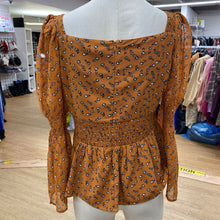 Load image into Gallery viewer, French Connection smocked waist top M
