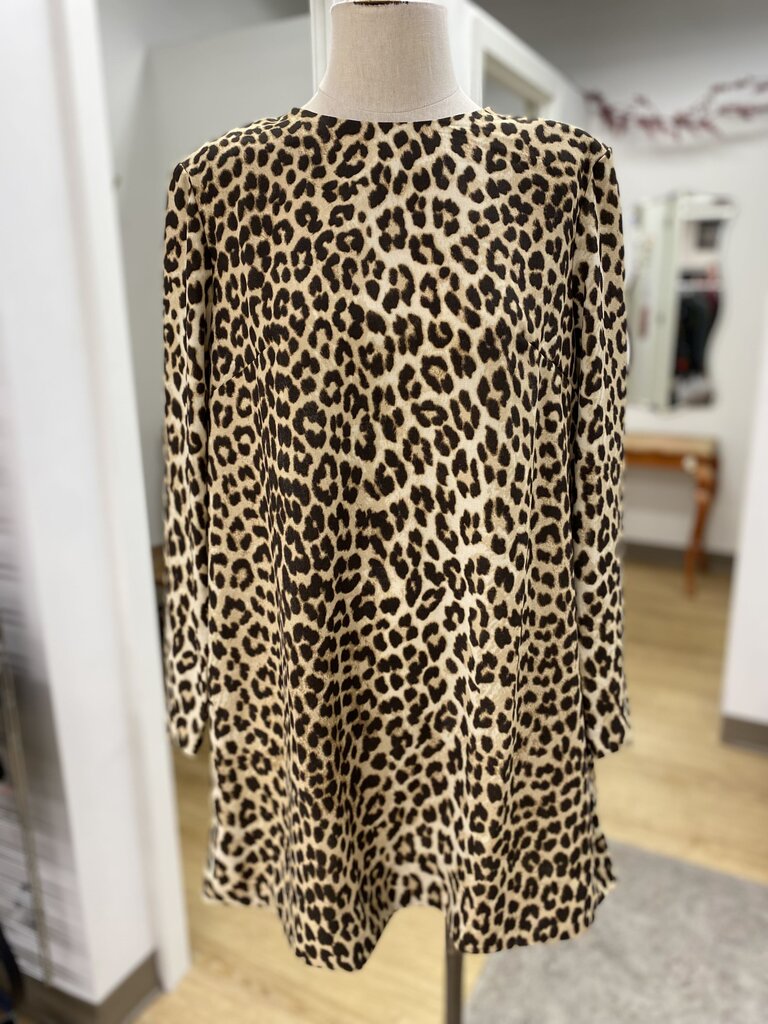 H&M leopard print dress M NWT