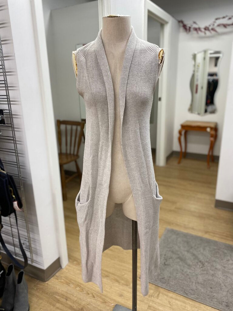 Wilfred long knit vest XS