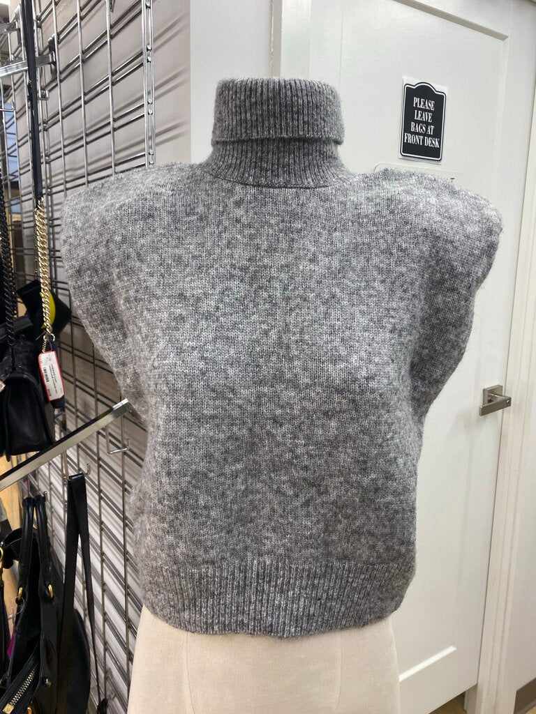 Mango wool/blend sleeveless sweater M