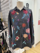 Load image into Gallery viewer, Johnny Was plaid shirt L
