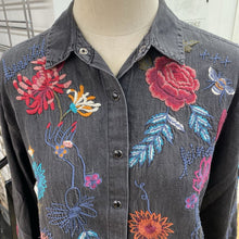 Load image into Gallery viewer, Johnny Was plaid shirt L
