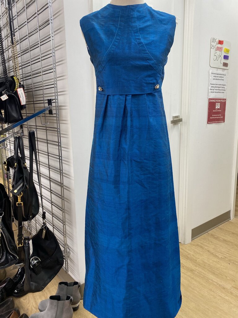 Vintage 60's Raw Silk dress 4/6
