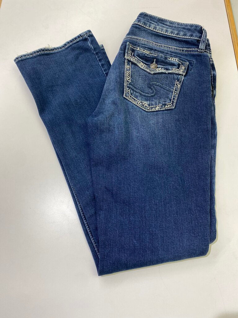 Silver Suki Slim Boot jeans 27