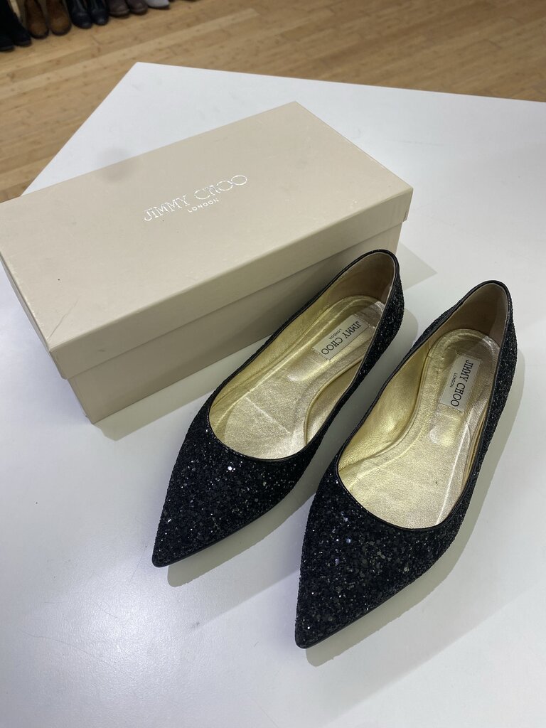 Jimmy Choo Glenda Glitter shoes 39