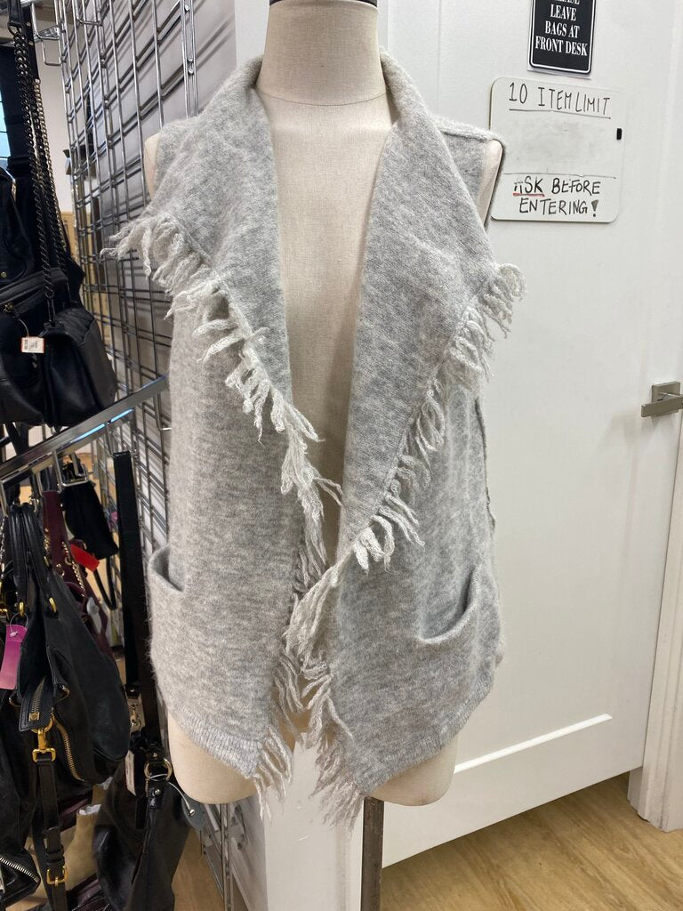 Wilfred alpaca/wool/blend sleeveless cardi XS