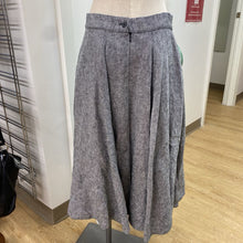 Load image into Gallery viewer, Son de Flor full circle linen skirt L
