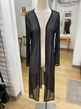 Load image into Gallery viewer, Abollria mesh long open cardi NWT L
