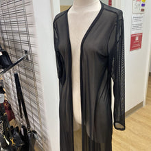 Load image into Gallery viewer, Abollria mesh long open cardi NWT L
