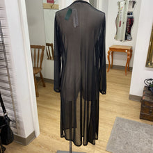 Load image into Gallery viewer, Abollria mesh long open cardi NWT L
