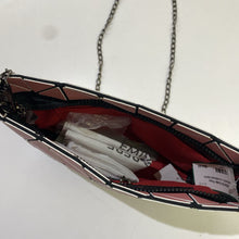 Load image into Gallery viewer, Emilio Pepe geometric crossbody/clutch NWT
