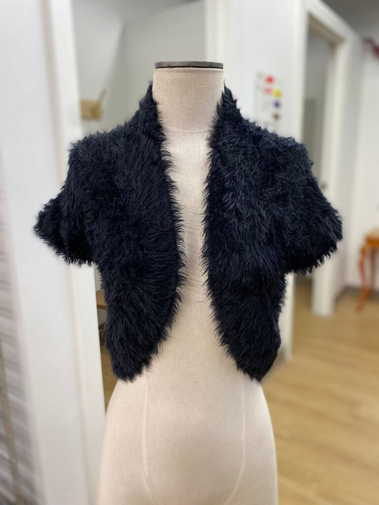 CHETTA B faux fur vest XS