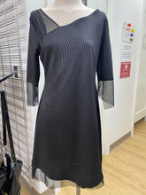 Load image into Gallery viewer, Luc Fontaine mesh trim dress M
