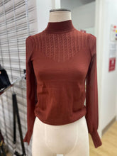 Load image into Gallery viewer, RW&amp;CO knit/sheer top XXS
