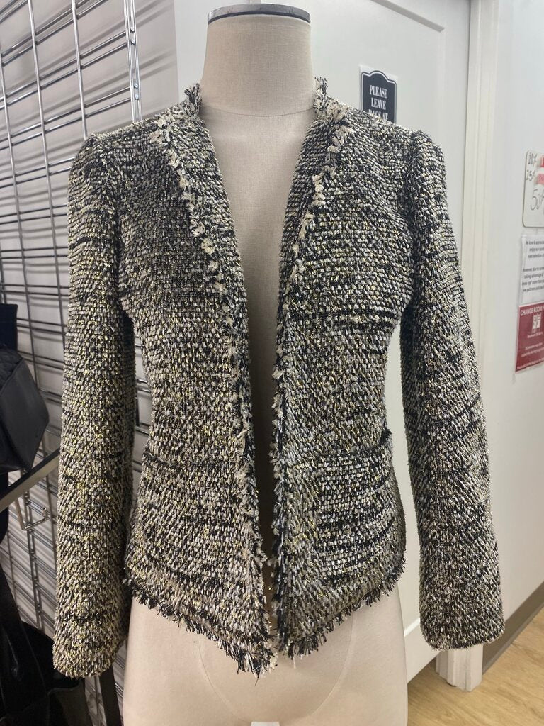 Kate Spade tweed metallic blazer 4