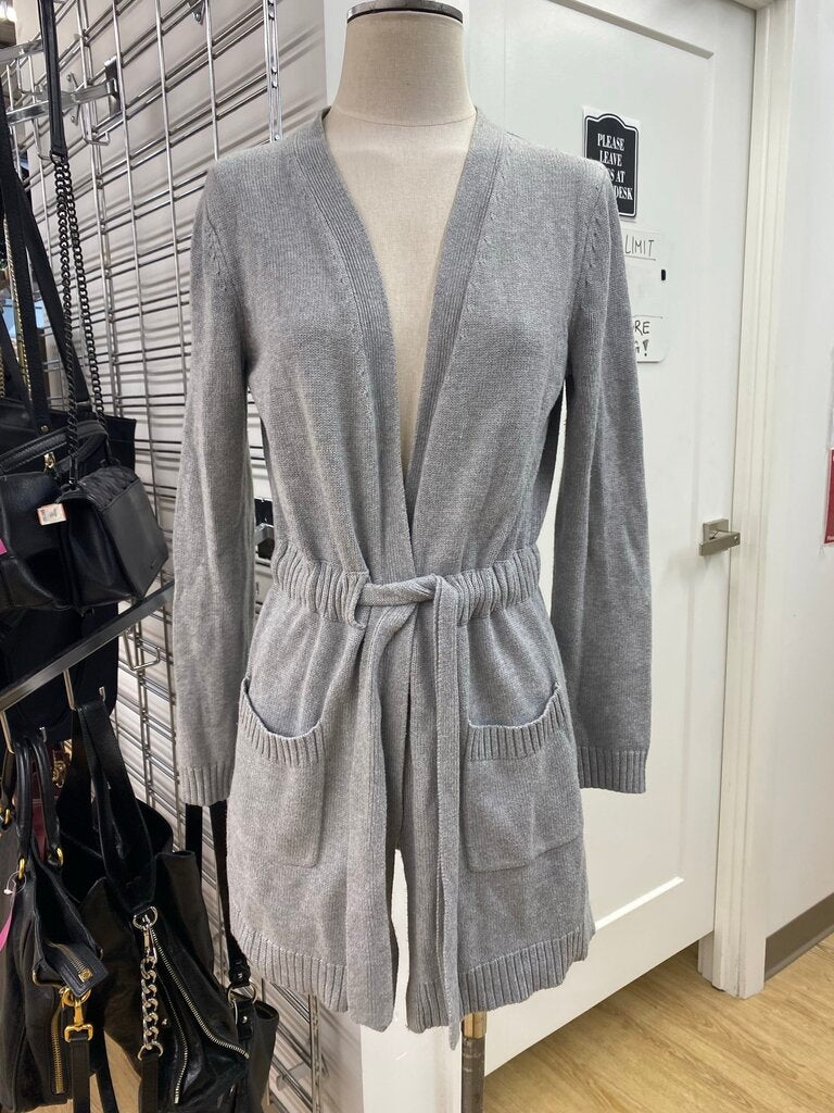 Michael Kors cotton/blend tie cardi M
