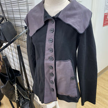 Load image into Gallery viewer, Neon Buddha button cardi XS
