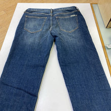 Load image into Gallery viewer, Eddie Bauer Boyfriend gingham lined jeans 4
