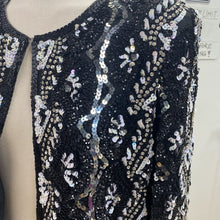Load image into Gallery viewer, Frank Usher vintage sequin jacket M
