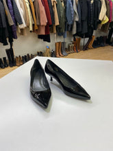 Load image into Gallery viewer, Stuart Weitzman patent kitten heel pumps 7
