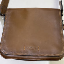 Load image into Gallery viewer, Coach leather flap crossbody
