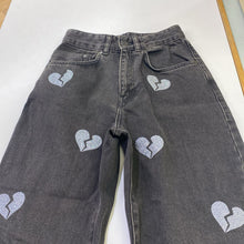Load image into Gallery viewer, The Ragged Priest broken hearts jeans 26
