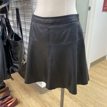 Load image into Gallery viewer, Banana Republic flared leather skirt 10 (fits very small)
