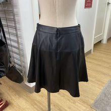 Load image into Gallery viewer, Banana Republic flared leather skirt 10 (fits very small)
