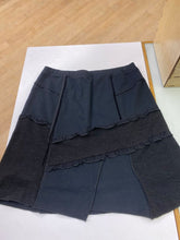 Load image into Gallery viewer, Zoe mixed media pull on skirt XL
