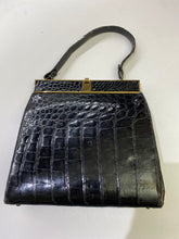 Load image into Gallery viewer, Vintage Croc Handbag AS IS
