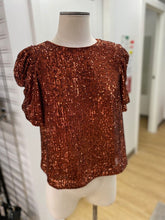 Load image into Gallery viewer, Anthropologie sequin top 4
