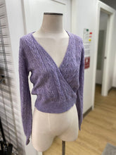 Load image into Gallery viewer, RW&amp;CO faux wrap sweater XS
