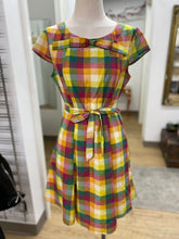 Load image into Gallery viewer, Dancing Days x Banned Ckeck Manchester dress NWT M
