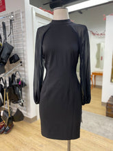 Load image into Gallery viewer, Aidan Mattox sheer sleeves dress NWT 2

