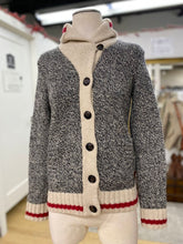 Load image into Gallery viewer, Roots Cabin wool/blend cardi XS
