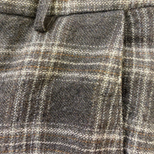 Load image into Gallery viewer, Smythe wool/linen plaid pants 8
